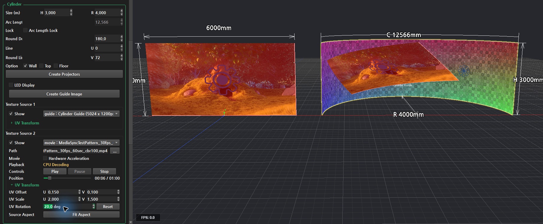 UV Rotation=20° 적용