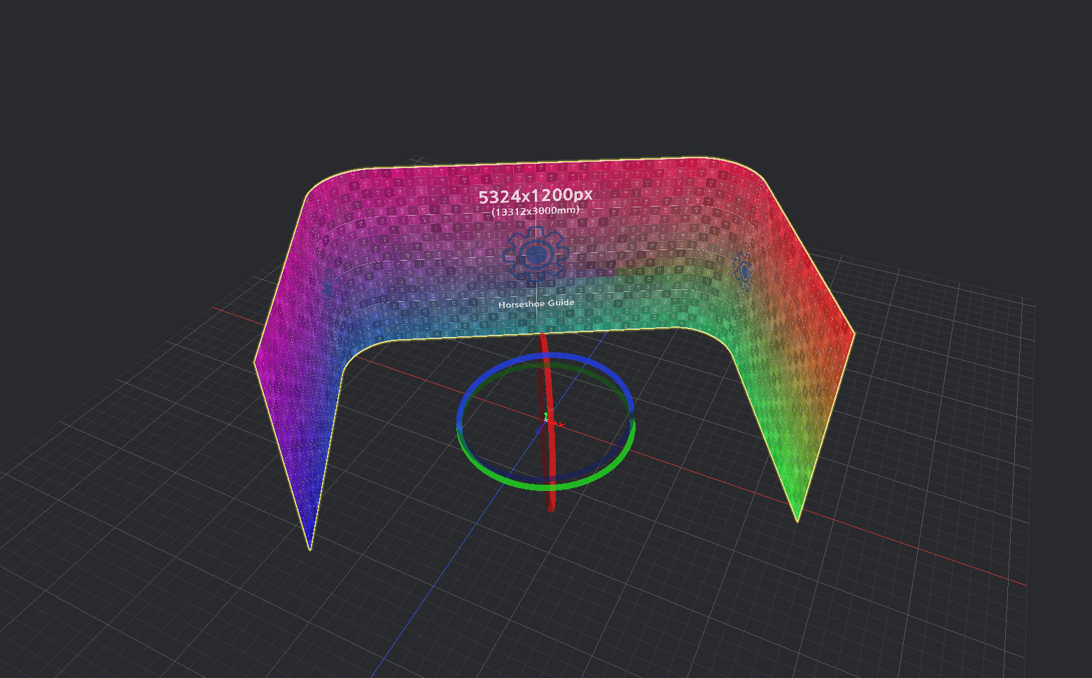 E: Selected Object의 Rotation Y=30°