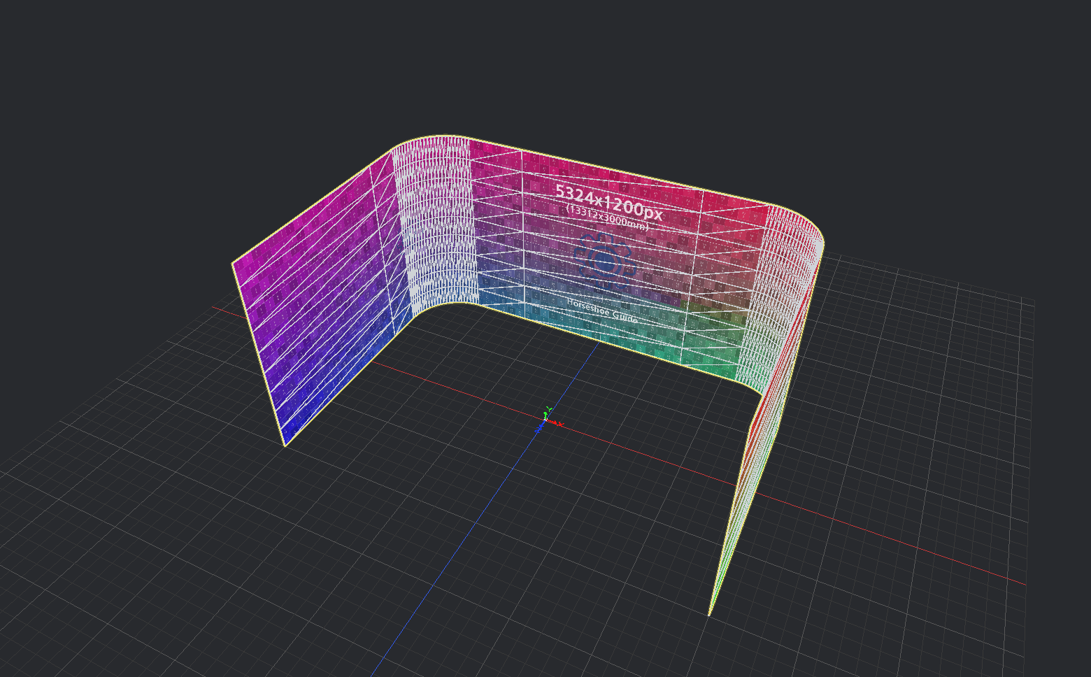 Show Wireframe ON, Thickness 3.0 px, Show Shading ON