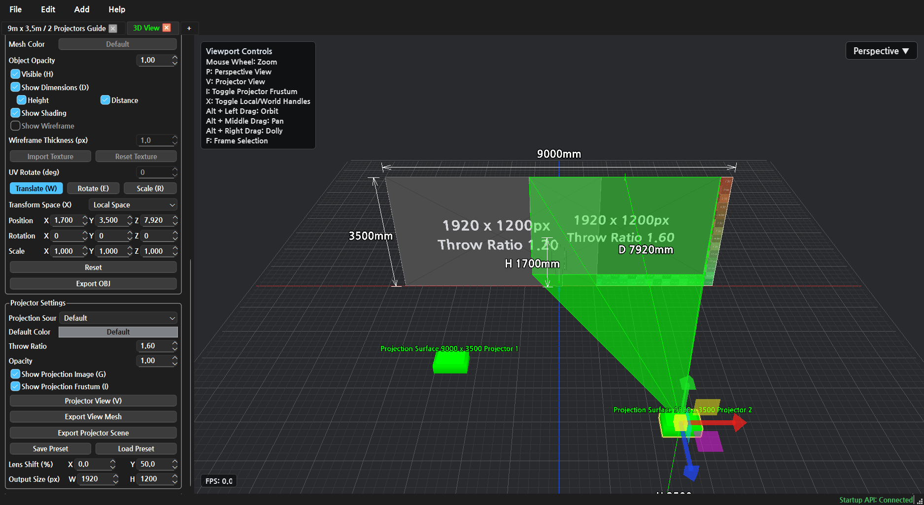 3D View 기본 화면
