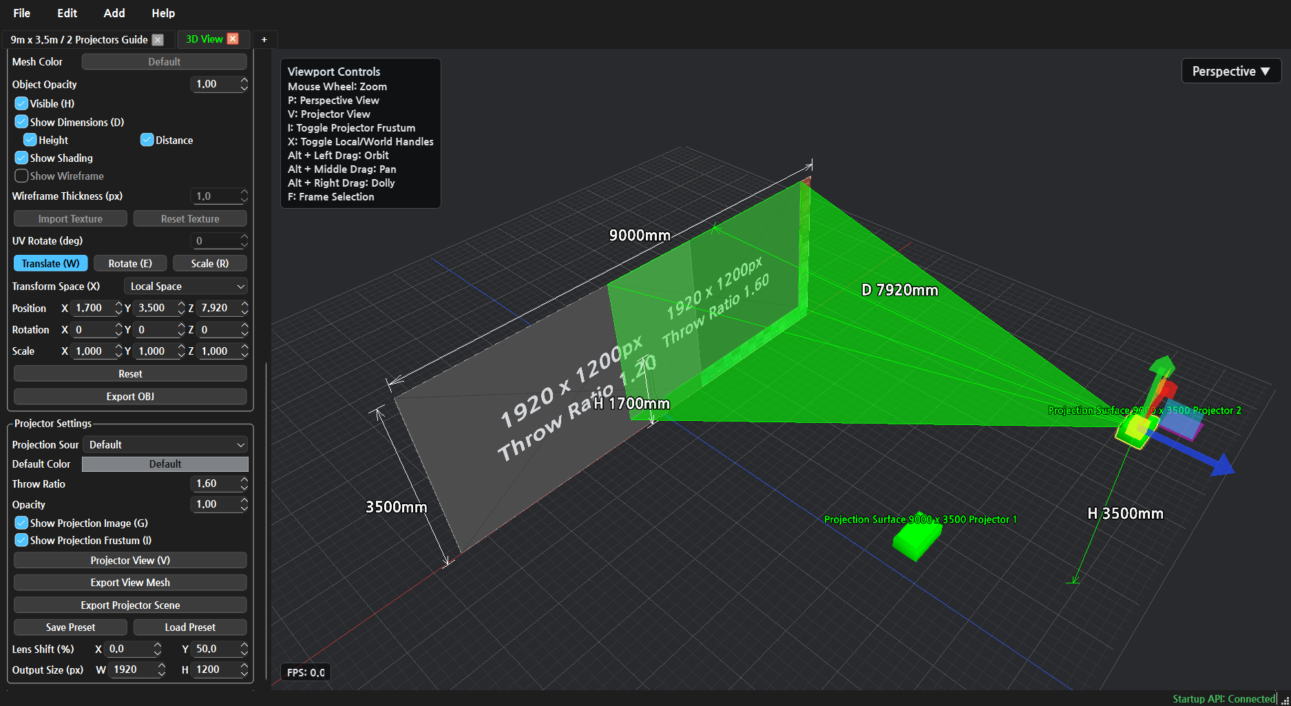 3D View Orbit 예시