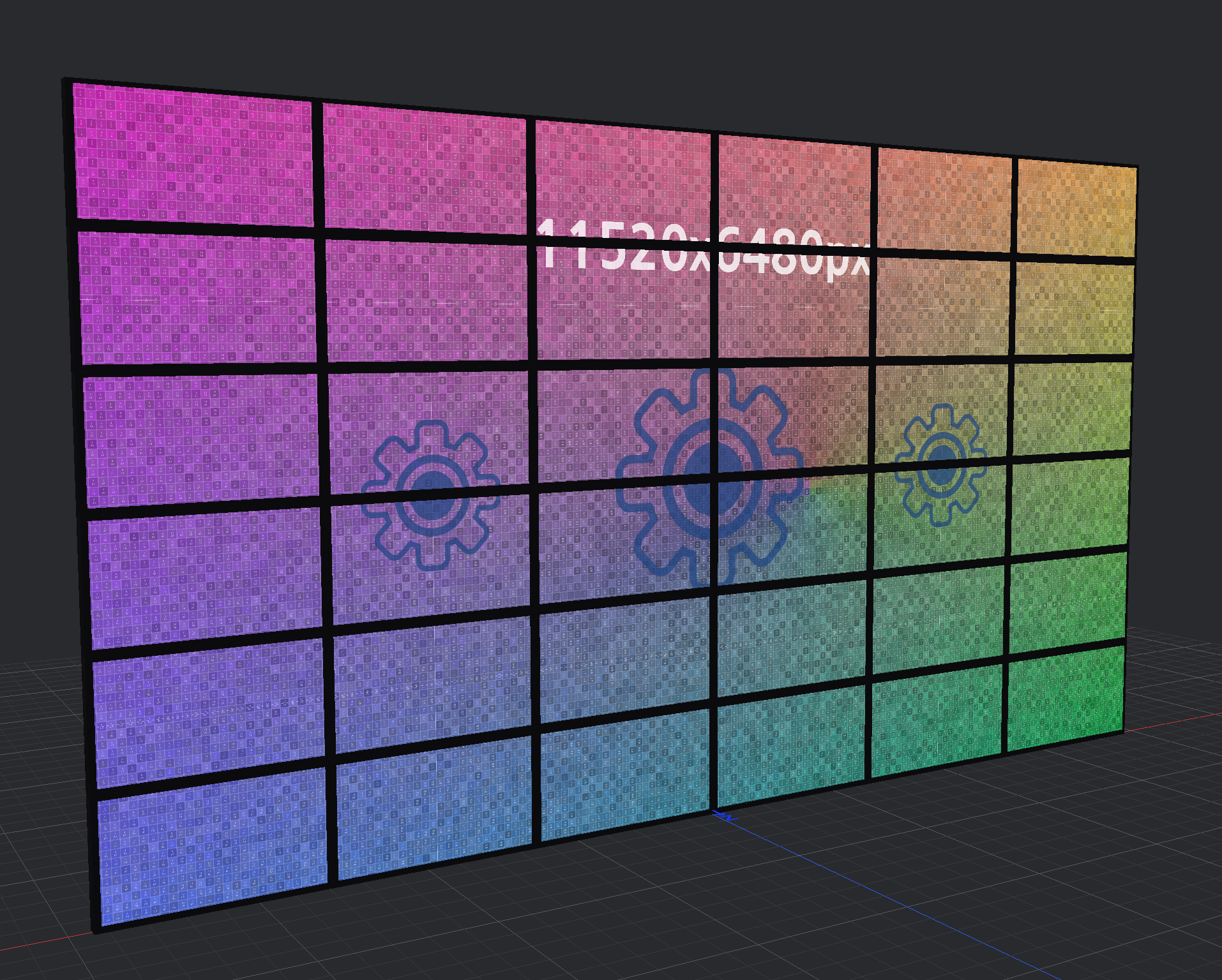 Digital signage layout visual 1