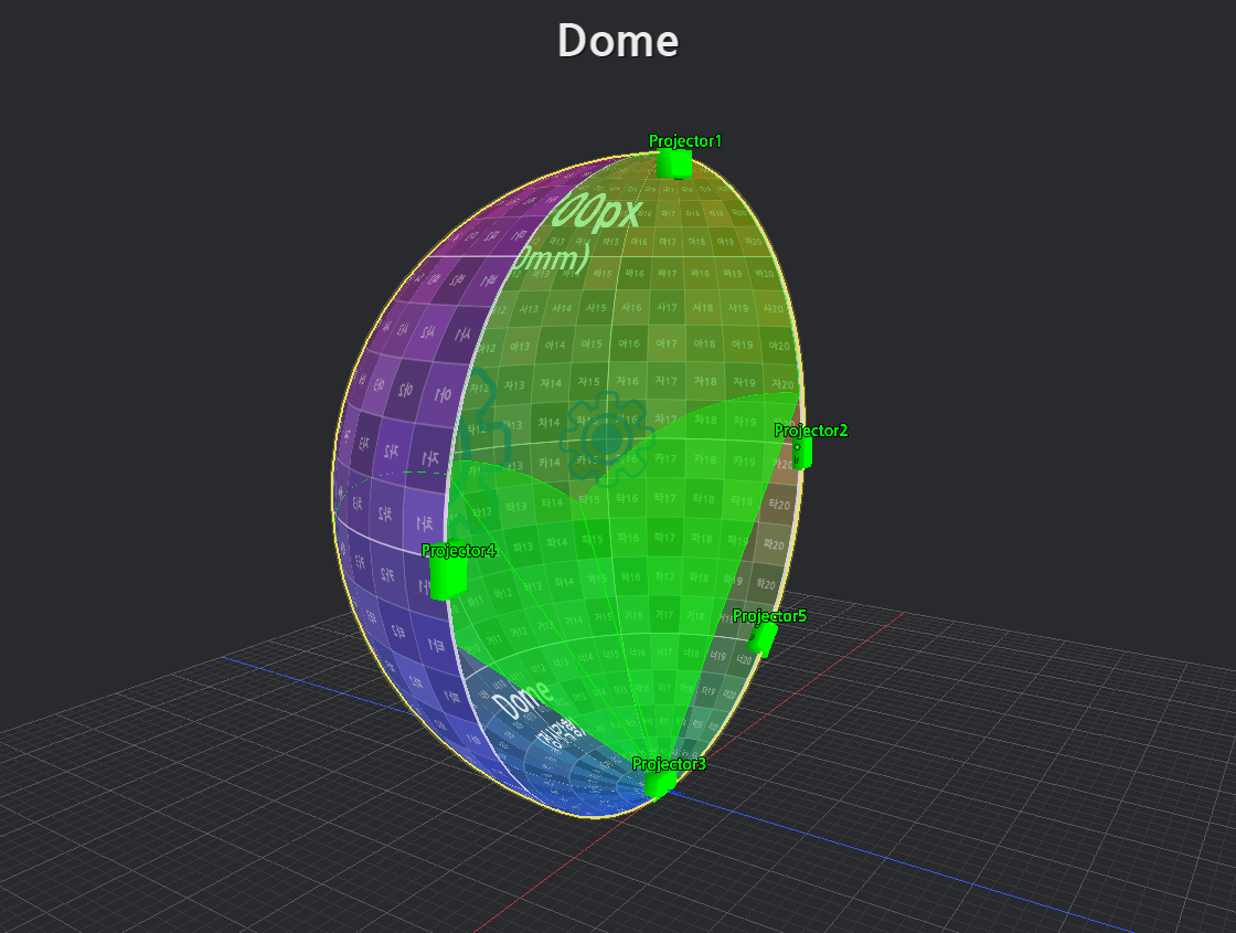 Projector layout planning visual 1