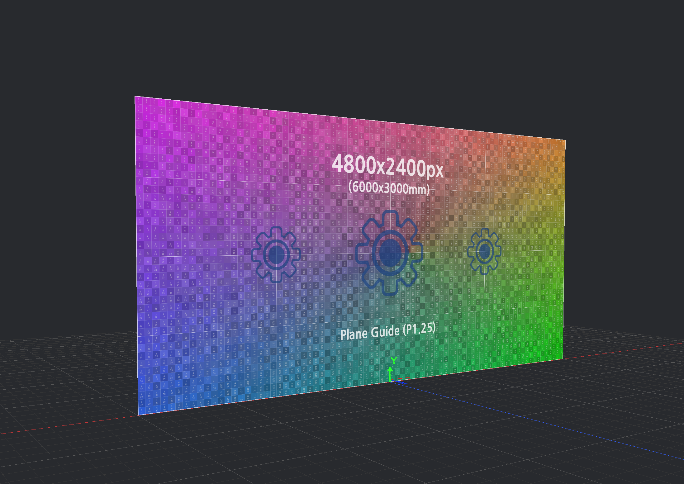 LED screen planning visual 1