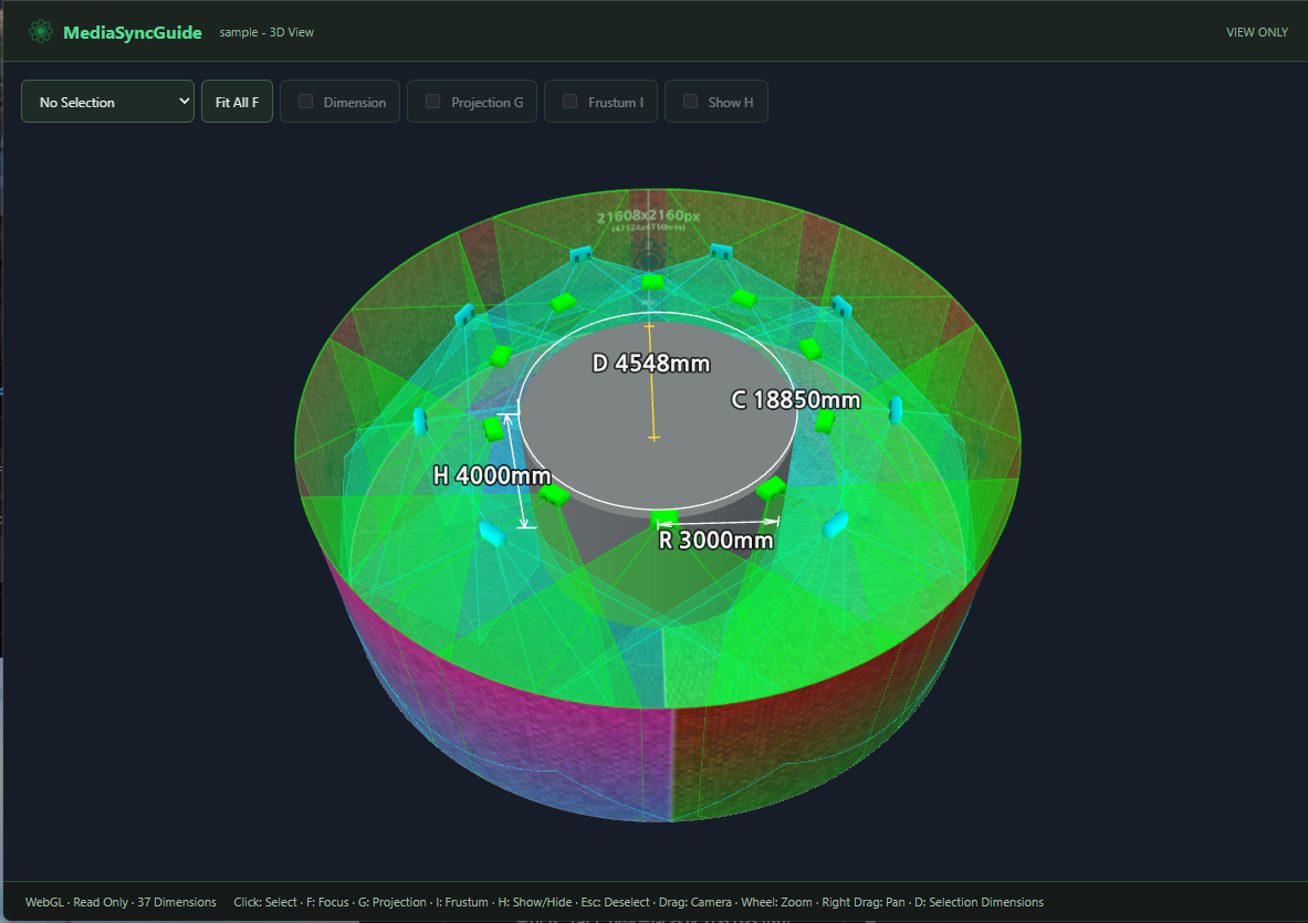 WebGL 3D web sharing visual 1