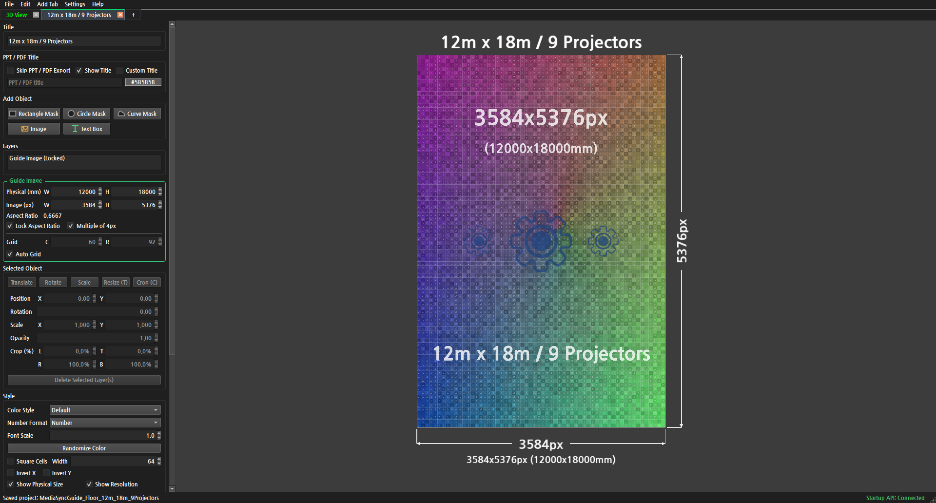 Completed floor Guide