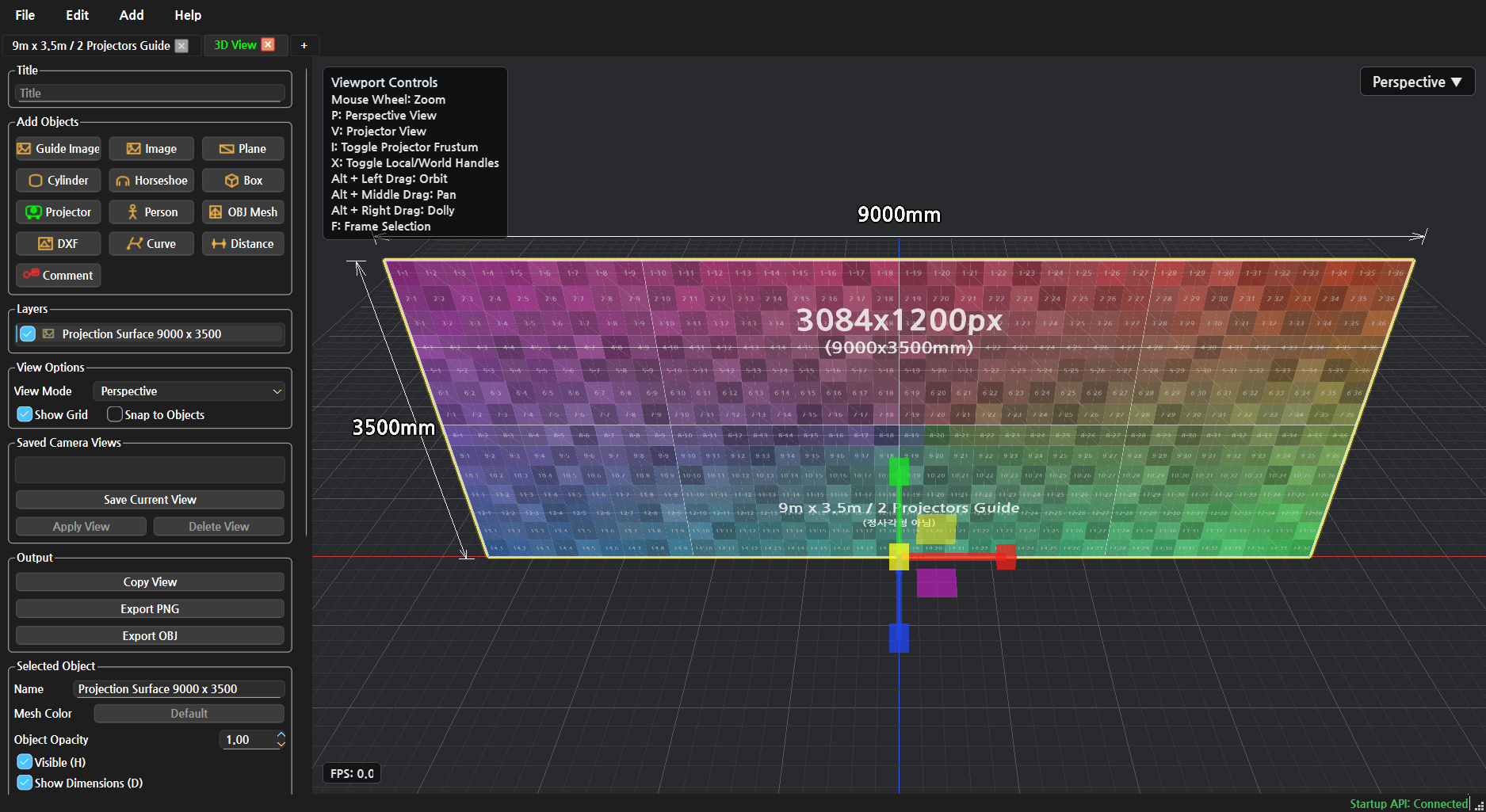 Guide Image 선택 직후 Scale R 상태